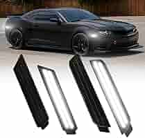 【KAMEREONページです】 Amazon.com: AUTOONE LED Side Marker Lights White Compatible